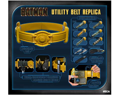 Neca Batman 1989 Utility Belt Prop Replica Kapow Toys