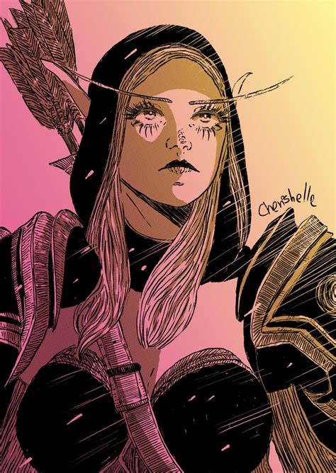 Hello Hope Youll Like My Fanart Of Sylvanas Of Wow D If You Want To