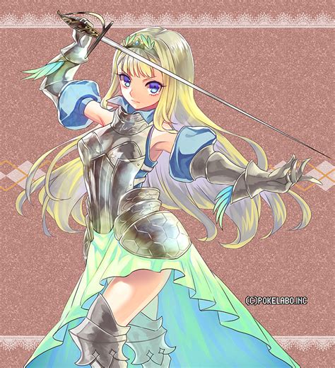 Fuji Minako Unmei No Clan Battle Character Request 1girl Armor