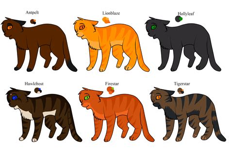 Warrior Cats Reference Sheet By Xxthatepicdrawerxx On Deviantart
