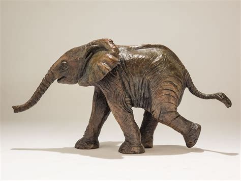 Bronze Elephant Sculpture SOLD OUT - Nick Mackman Animal Sculpture