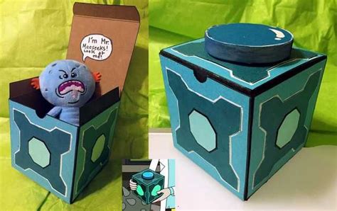 How To Make A Mr Meeseeks Box From Rick And Morty Imgur Rick And