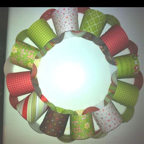 Paper Chain Wreath Craft Ideas Pinterest