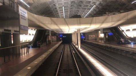ᴴᴰ⁶⁰ Wmata Red Line Metro Center To Gallery Place Youtube