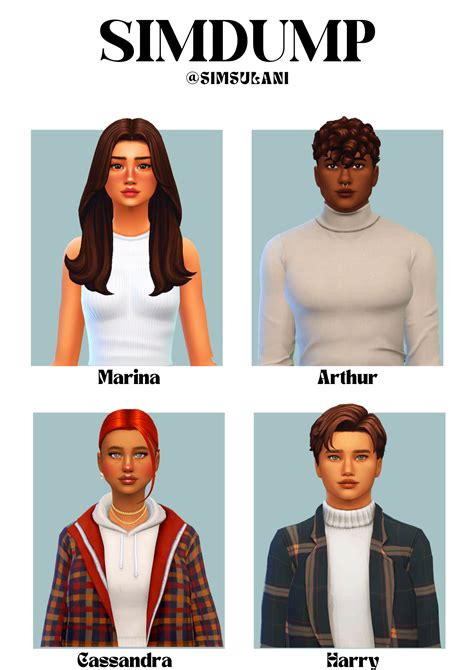 Simdump Teens Simsulani Sims Mods Sims 4 Sims