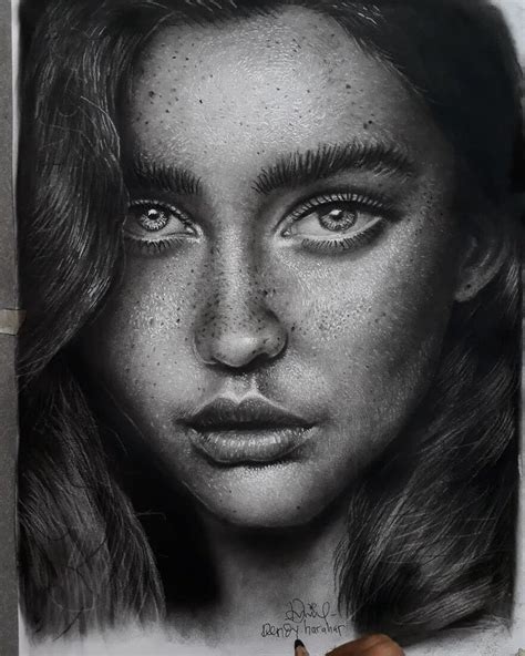 Realistic Portrait Drawings Portrait Drawing Realistic Drawings Art