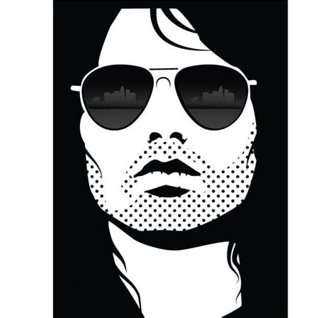 Musician Jim Morrison Vector Image Ai Eps Uidownload