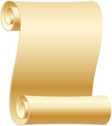 Empty Scroll Transparent PNG Clip Art Image | Gallery - Clip Art Library