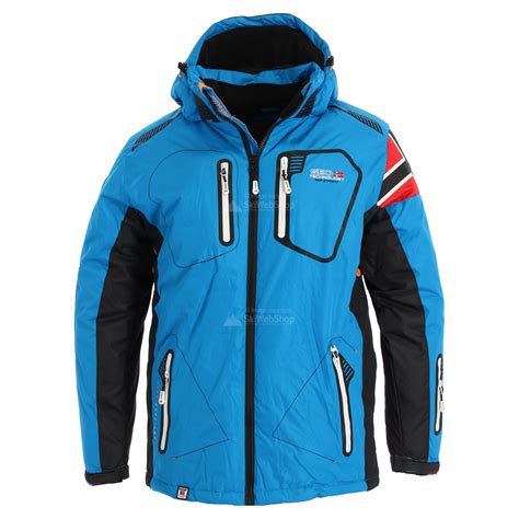 Geographical Norway Warrior Ski Jacket Men Blue