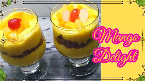 Mango Delight Creamy Mango Delight Summer Special Dessert Recipe