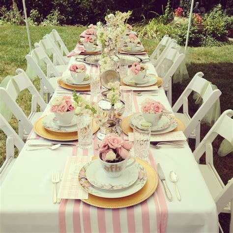 Wedding Wednesday | Wedding shower brunch, Tea party table settings
