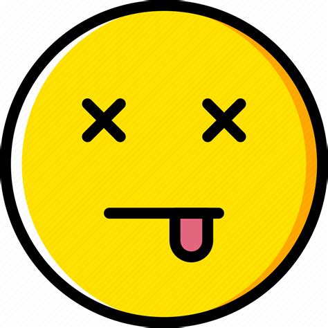 Dead Emoji Emoticons Face Icon Download On Iconfinder
