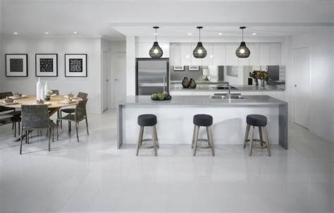 Incorporate pattern into a grey kitchen we know a lot of grey kitchen ideas are very minimalist and simple, often void of lots of pattern. Black and Grey themed kitchen | Home, New home designs ...