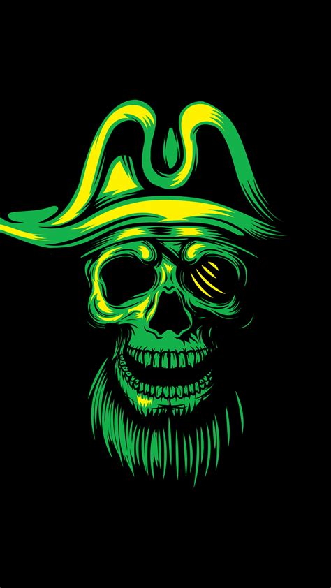 Free Hd Pirate Skull Iphone Wallpaper For Download 0215