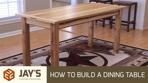 How To Build A Dining Table 242 Youtube