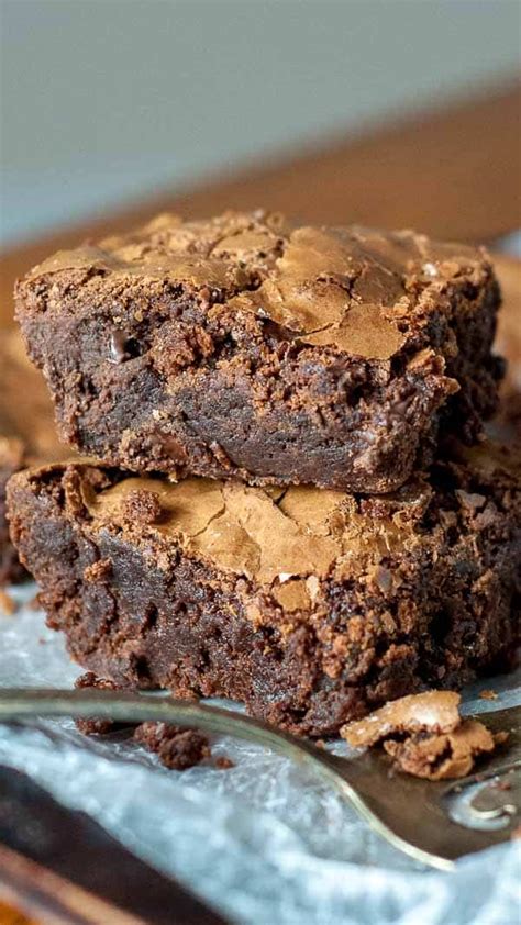 Easy Homemade Brownies Best Fudgy Chewy Brownies From Scratch
