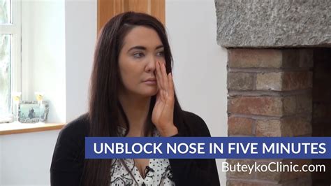 unblock nose in five minutes buteyko breathing method youtube