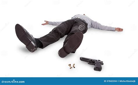 Businessman Lying Dead In The Floor Stock Images Image 37842334