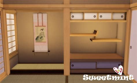 Japanese Style House At Sweetmint Sims4 Sims 4 Updates Sims 4 Sims