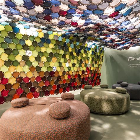 Sunbrella canopy a milano, in italia. the sunbrella canopy during stockholm furniture fair