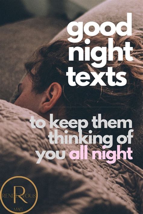 Good Night Texts For Her Him So They Think Of You All Night Good Night Text Messages
