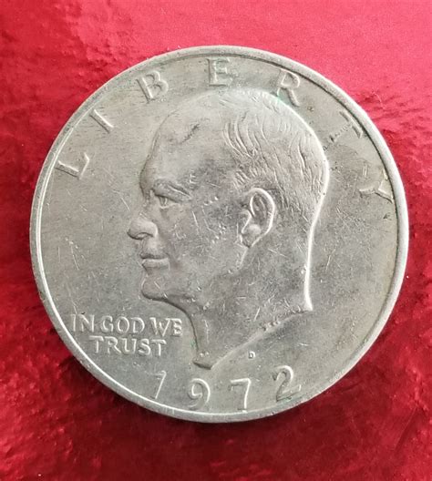Usa 1972 Liberty Eisenhower Ike One Dollar Coin E Pluribus Etsy