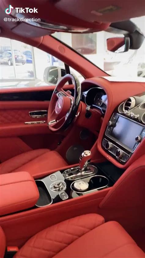 Luxury Cars Video Luxury Cars Red Interior Car Bentley Car