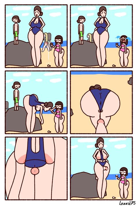 Rule 34 Ass Beach Big Ass Big Breasts Big Penis Bigger Female
