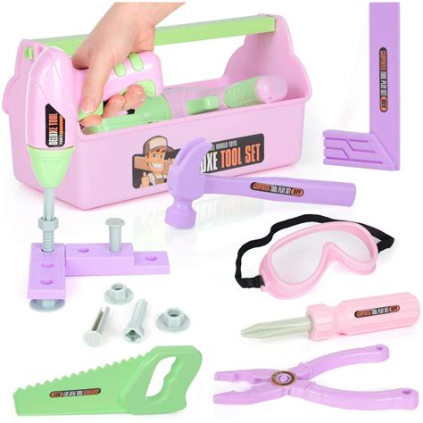Exercise N Play Kids Tool Set Pretend Play Construction Tool