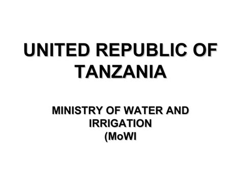 United Republic Of Tanzania