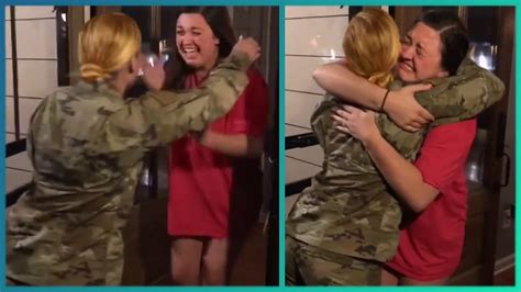 Soldiers Coming Home Surprise Most Emotional Compilations Youtube