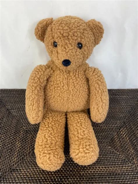 Vintage Gear Bear By Gund Floppy Teddy Bear Brown Stuffed Animal Soft