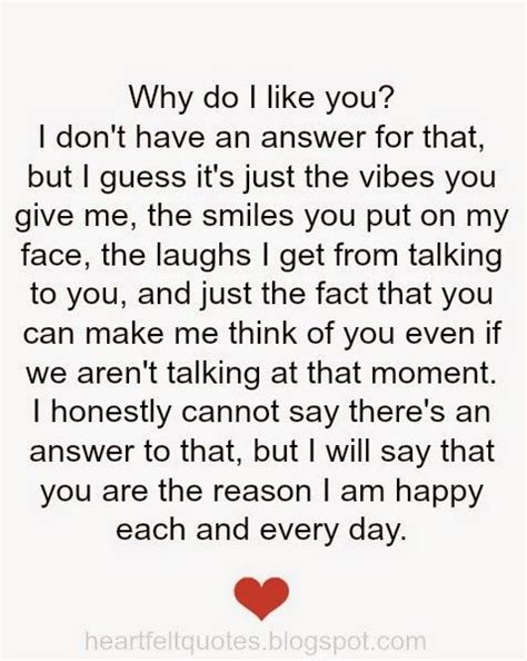 Why Do I Like You♥ Love Quotes I Like You Quotes Love Quotes For