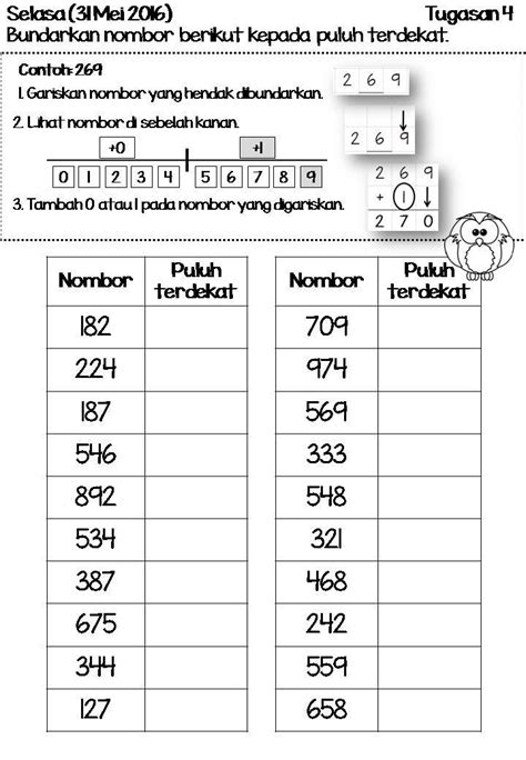 1) huraikan pola nombor bagi urutan setiap nombor berikut 1. Kerja Rumah Matematik Tahun 2 Cuti Pertengahan Tahun