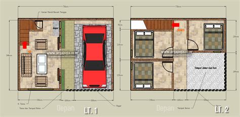 Desain Denah Rumah Lantai Pada Lahan Yang Kecil M Argajogja S Blog