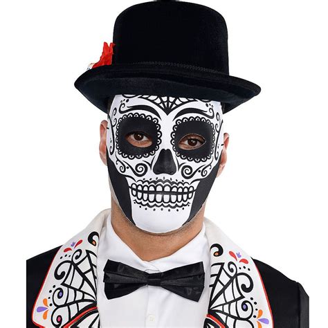 Day Of The Dead Face Mask Halloween Makeup Sugar Skull Halloween