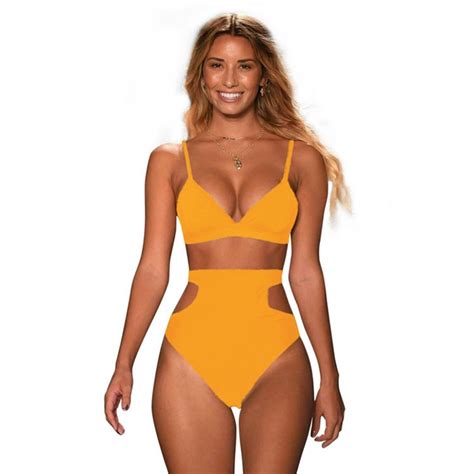 Sexy Women Bikini Set High Waist Swimwear Brazilian Biquini Triangle Bathing Suit Female Maillot