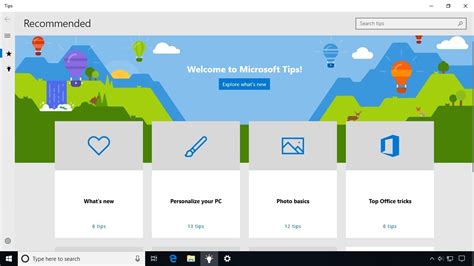 Windows 10 Tips App Formerly Get Started App Youtube