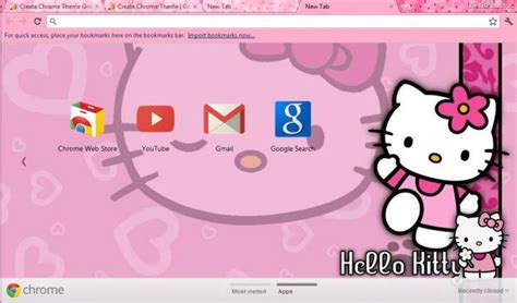 Hello Kitty Theme Chrome Theme Themebeta Hello Kitty Themes Hello