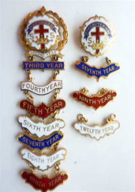 Sunday School Attendance Pins Did Your Church Have These