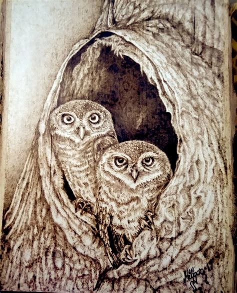 My website for custom orders: owls / pyrography / burned into wood | Wood burning patterns stencil, Wood burning art, Wood ...
