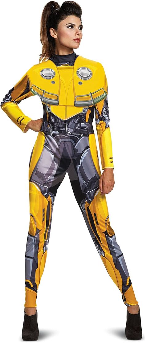 Disguise Womens Bumblebee Adult Female Bodysuit Costume Yellow L 12 14 Amazonca Clothing