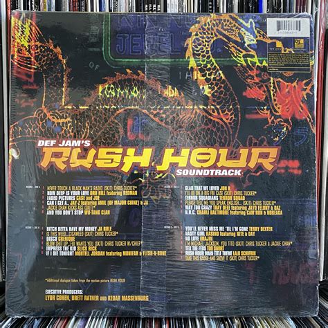 Rush Hour Soundtrack Vinyl 2lp 1998 Rare Wu Tang Jay Z Redman