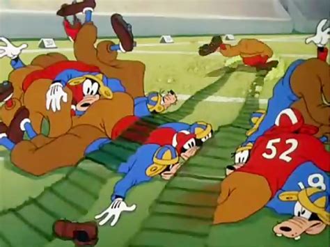 Old School Cartoon From My Childhood Goofy How To Play Football 1944