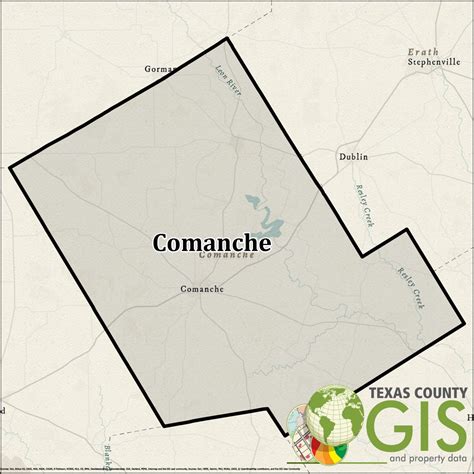 Comanche County Gis Shapefile And Property Data Texas County Gis Data