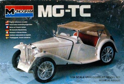 Monogram Mg Tc British Sports Car 1 24 Scale Plastic Model