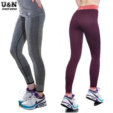 new move brand sex high waist stretched gym clothes spandex womens sports leggings fitness