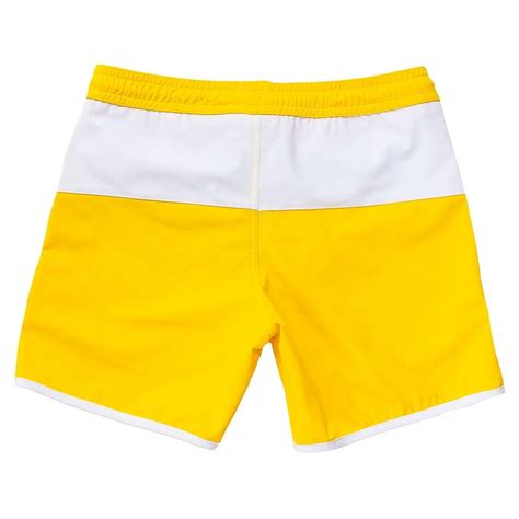 Folpetto Jack Swim Shorts Sicilian Yellow And Ivory The Little
