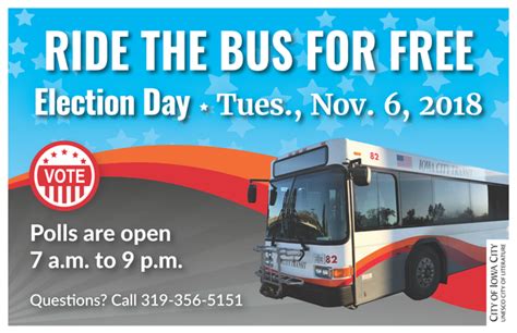 Take The Bus For Free On Election Day In Iowa City Coralville Courier