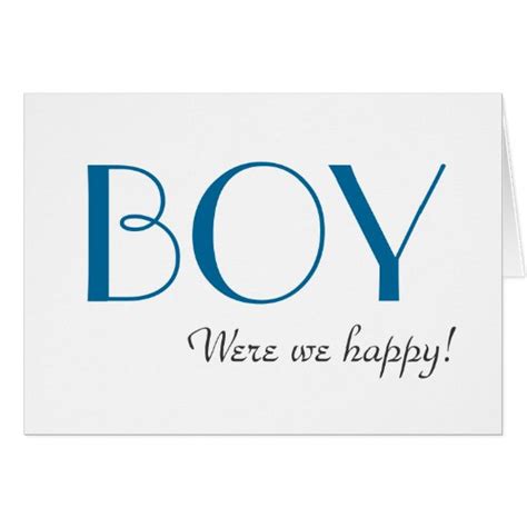 Elegant Blue Gender Reveal Thank You Card